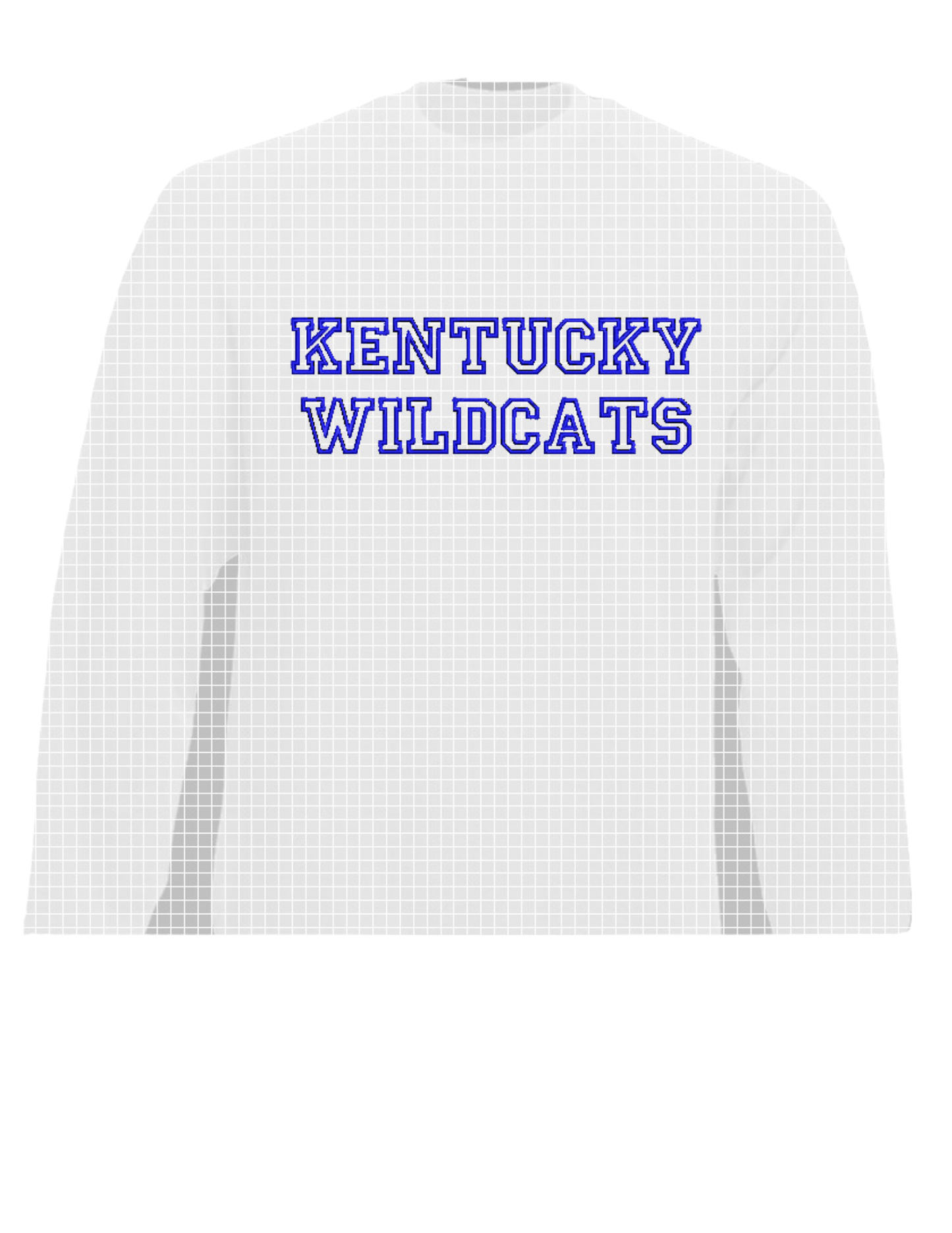 Kentucky Wildcats Embroidered Design